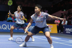 Tundukkan Wakil Chinese Taipei, Apri/Febi Melaju ke 16 Besar Indonesia Open 2025