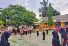 Pramuka SMPN 1 Banyuasin III Gelar Lintas Alam