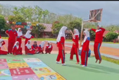 Empat Permainan Tradisional Mengisi Kegiatan Classmeeting SMPN 2 Banyuasin III Hari Kedua