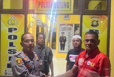 Kapolsek Sungsang Terima Serahan Senpi Rakitan Dari Camat Banyuasin II