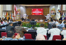 Kapolres Banyuasin Hadiri Rakor Bahas Pemilih di Wilayah Perbatasan Kota Palembang dan Banyuasin 