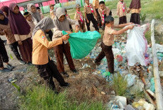 Peringati HUT Pramuka, Gudep di Muara Padang Gelar Kerja Bakti Serentak