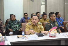 Pj Gubernur Sumsel Pimpin Rapat Koordinasi Penanganan Ilegal Drilling dan Ilegal Refinery di Musi Banyuasin