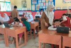 Hadapi ANBK, Siswa SDN 22 Talang Kelapa Dilatih TIK