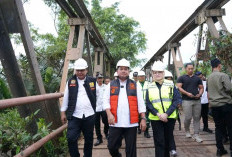 Wujudkan Janji, Bupati Askolani Launching Rehab Jembatan Tanah Kering Pulau Rimau 