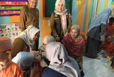 Tim Puskesmas Pangkalan Balai Lakukan Sweping Desa dan Sekolah untuk Vaksin Polio