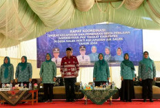 Pj TP PKPK dan Tim Laksanakan Penilaian 10 Pokok PKK di Air Salek