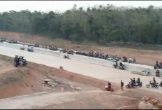 Balap Liar di Proyek Tol Palembang-Betung Makin Marak, Warga Resah