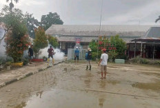 Cegah DBD, SDN 1 Makarti Jaya Difogging