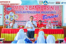 Sosialisasi DPK Banyuasin di SMPN 2 Banyuasin III