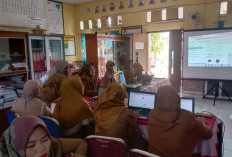 Guru di SDN 13 Sembawa Dilatih Pemanfaat Google Classroom