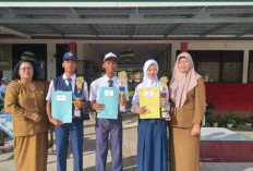 SMPN 1 Banyuasin 1 Peroleh Tiga Medali pada Ajang LTBB