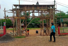 SDN 3 Suak Tapeh Bangun Gapura Sekolah