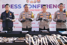 77 Senpira Diserahkan Warga, Polres OKI Amankan 3 Pelaku