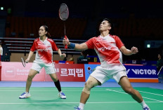 Menang Telak Atas Wakil Amerika Serikat, Amri/Nita Pastikan Tiket 16 Besar Korea Open 2025