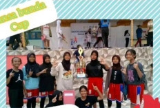 Tim Basket Putri SMPN 2 Banyuasin III Juara 1