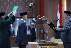 Wagub Hadiri Paripurna PAW DPRD Sumsel, Ganjar Iman Resmi Dilantik Gantikan Samsul Bahri