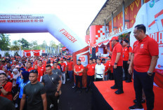 Meriah! Jalan Santai dan Lomba Rakyat Warnai HUT RI ke-80 di Sumsel