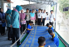 Di Balik Jeruji Besi, Napi Lahirkan Batik Khas Banyuasin 