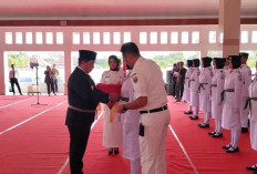 Paskibraka Kabupaten Banyuasin Tahun 2025 Dikukuhkan