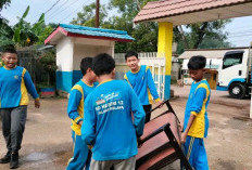 Sebelum Aktif Sekolah, SDN 12 Talang Kelapa Gelar Gotong Royong