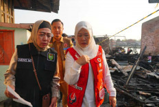 Feby Deru Kunjungi Lokasi Kebakaran di 1 Ulu, Berikan Bantuan dan Trauma Healing bagi Korban