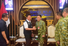 Herman Deru Sambut Danlanud Sri Mulyono Herlambang Baru