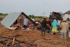 Cuaca Buruk 26 Rumah di Tiga Desa di Ogan Ilir Di Obrak-Abrik Angin Puting Beliung