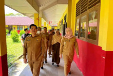 Kunjungi SMPN 1 dan SMPN 2 Banyuasin I, Ini Pesan Wabup