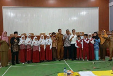 Lomba HUT RI di Desa Pulau Harapan, SDN 10 Sembawa Peroleh 4 Medali