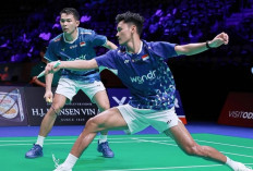Duel Sengit Dua Gim, Fajar/Fikri Pastikan Langkah ke Babak 16 Besar Hylo Open 2025