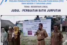 P5 SMAN 1 Tanjunglago, Pembuatan Batik Jumputan