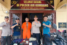 Polsek Air Kumbang Tangkap Pelaku Curat, Ini Barang Bukti Diamankan! 