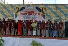 131 Murid SMAN 3 Banyuasin III Dilepas Melalui Perpisahan di Gor Mini