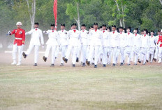 Upacara Penurunan Bendera HUT ke -79  RI Banyuasin Sukses 