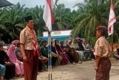 Pramuka Penggalang Ramu Pangkalan Gugus SDN 2 Muara Padang Dilantik