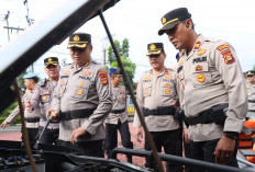 Kapolres Muba Cek Ranmor dan Peralatan Polres Muba, Ini Tujuannya..