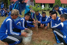 MAN 1 Banyuasin Berpartisipasi pada Program Penanaman Sejuta Pohon