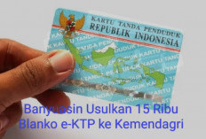 Disdukcapil Banyuasin Usulkan 15 Ribu Blangko KTP ke Dirjen Dukcapil