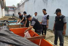 Lapas Sekayu Tebar 1000 Benih Ikan Lele, untuk Pembinaan Kemandirian dan Dukung Ketahanan Pangan