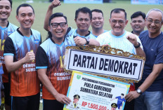 Turnamen Sepak Bola Antar Partai Politik se-Sumsel Resmi Ditutup