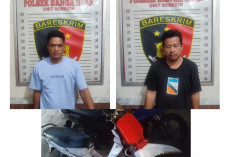 Dua Pelaku Curanmor diamankan Polsek Sanga Desa