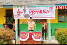 Kwarran Gerakan Pramuka Muara Padang Gelar Ulang Janji dan Renungan