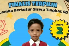 Dua Peserta Didik SDN 4 Sembawa Finalis 2 dan 3 Lomba Bertutur DKP Banyuasin