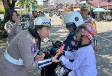 Satlantas Muara Enim Edukasi Masyarakat Tertib Lalu Lintas