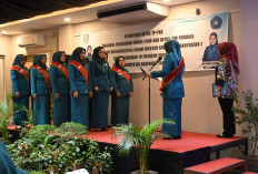 Nabila Askolani Putri Kukuhkan Bunda PAUD dan Ketua Tim Pembina Posyandu di Banyuasin I