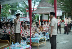 Camat Talang Kelapa Jadi Pembina HUT Pramuka ke 64 tahun 2025 