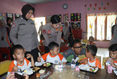 Dukung Program Makan Bergizi, Si Limas Polres Prabumulih Sambangi TK Amanda