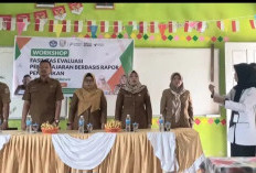 Workshop Fasilitas Evaluasi Pembelajaran Berbasis Rapor Digelar di SDN 24 Sembawa