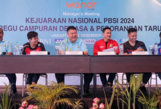 Kejurnas PBSI 2024 Beregu Campuran Dewasa dan Perorangan Dimulai